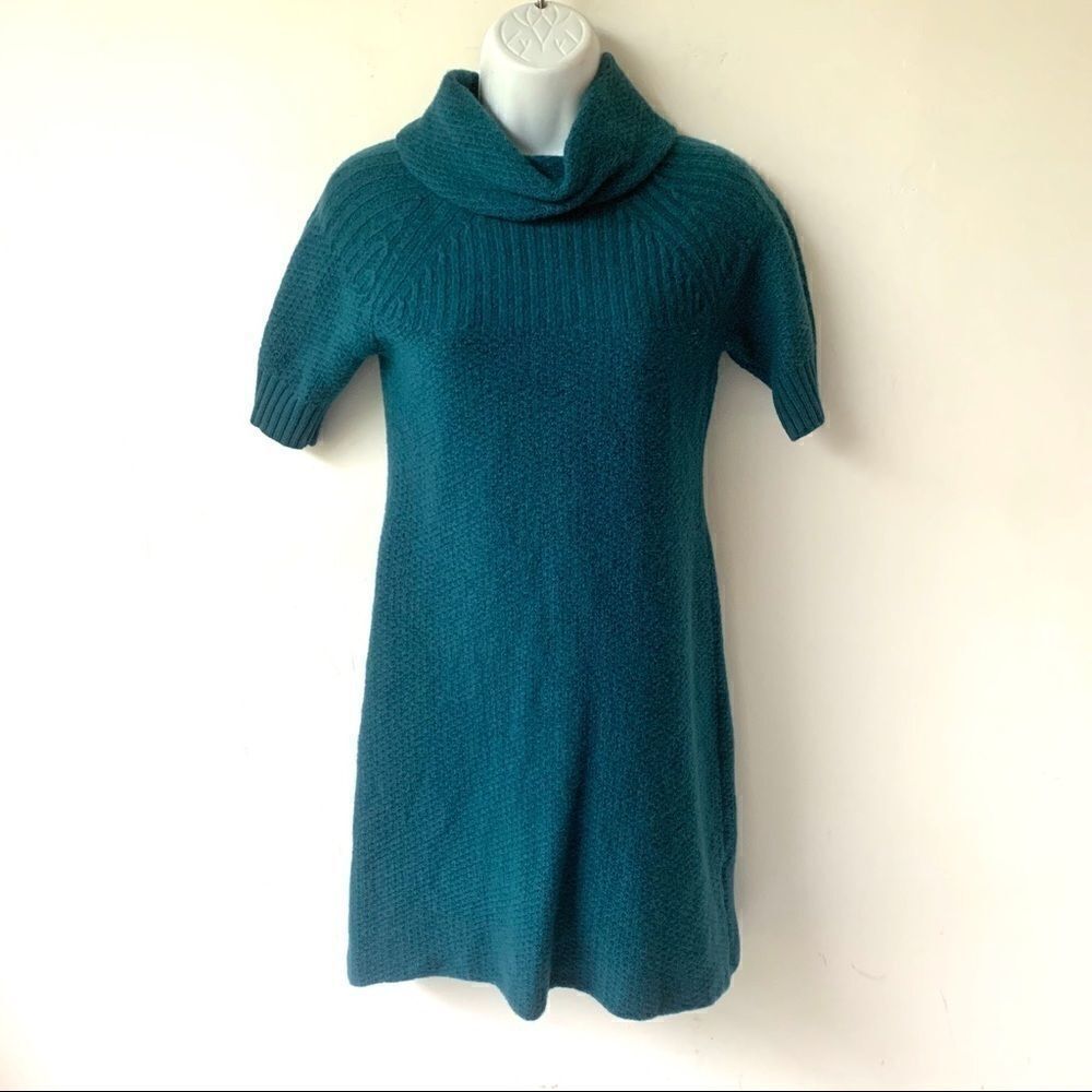 Antonio Melani Emerald Merino Wool Cowl Dress